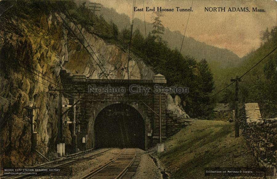 Postcard: East End Hoosac Tunnel, North Adams, Massachusetts